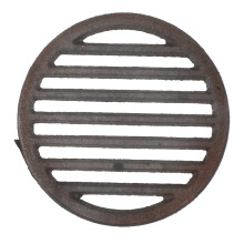 OUNONA Cast Iron Grilling Plate Grey 12x16 inch