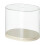 Vitrine transparente pour poupées avec base pivotante 1