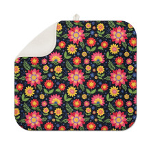 Tapis égouttoir de cuisine à motif floral 40 x 45 cm