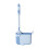 Kit scopino per WC con supporto in ABS blu (1 pezzo) 1
