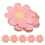 Papperstallrikar Rosa Daisy 17,5 cm 50-pack 1