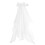 Fascia per capelli da sposa floreale con velo bianco 1