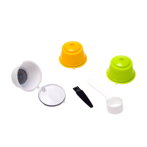 Reusable Coffee Pods Set with Spoon and Brush 3 Pcs