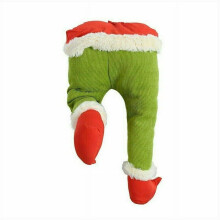 Grinch Green Christmas Decoration Set Head Arm Leg