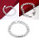 Men's 925 Sterling Silver Square Bangle Bracelet 20cm 1