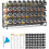 Spice Rack Organizer Black with 36 Jars and 386 Labels 1