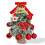 Red Mini Christmas Tree 24 inch with LED Lights and 1
