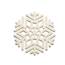 Snowflake Dining Table Mats Heat Insulating Geometric 4-Pack