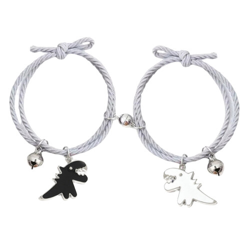 Welling braided bracelets dinosaur design 2 pcs