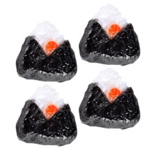 Mini figuras de bolas de arroz japonesas (4 unidades)