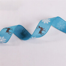 Christmas tree decoration ribbon deer snowflake 10M