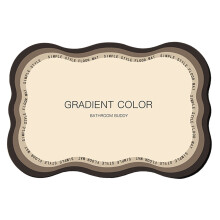Rubber Door Mat Irregular Shape 1 pcs