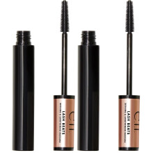 e.l.f. Lash Beats Mascara, Defining & Lengthening Formula for Mega Long Lashes, Creates Natural-Looking Long & Defined Lashes, Pitch Black (Pack of 2)
