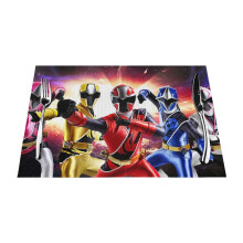 Power Rangers PVC woven placemats 12x18 inch set of 1, 4,