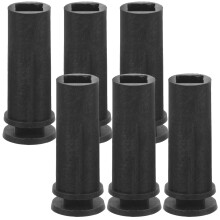 Socle de support pour sapin de Noël noir, 6 pièces