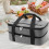 Sac à lunch isotherme avec fermeture éclair et extensible 1
