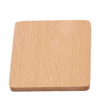 Natural Wood Coaster 8.8 cm Round