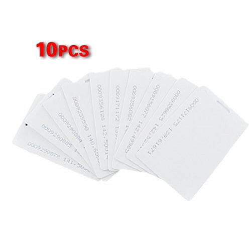 Card de acces RFID Alb 125kHz 1.9mm 10 buc
