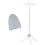 Handheld Clothes Steamer Hanger Gray Detachable Folding 1