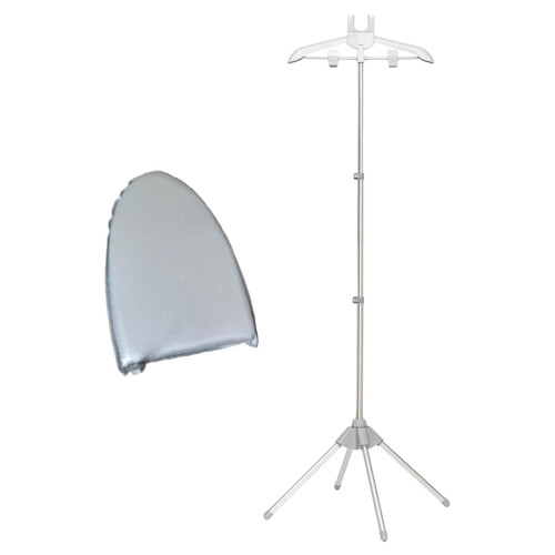 Handheld Clothes Steamer Hanger Gray Detachable Folding