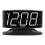 SHARP LED Alarm Clock Compatible Swivel Base Black with 1