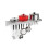 Stainless Steel Wall-Mount Floating Shelf with S Hooks, 1 1