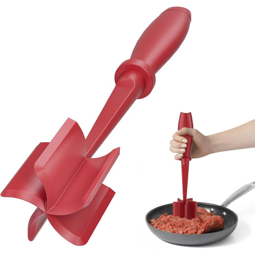 Meat Chopper and Fork Set Nylon Heat-Resistant 2-Piece
