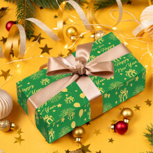 Carta da regalo reversibile – Rotolo spesso di alta qualità