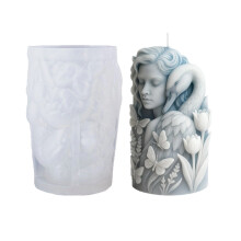 Sturdy Silicone Cygnus Girl Candle Mould for Creating Elegant