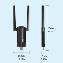 WiFi 6E AX5400 USB Wireless Adapter Tri-Band High Speed Network Card for Desktop and Laptop Connectivity