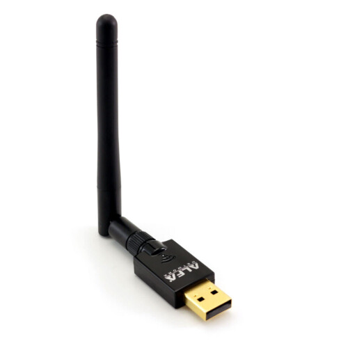 Wide Coverage Dual Band AC600 USB Wireless WiFi Adapter with High Sensitivity External Antenna for Windows, MacOS and Kali Linux