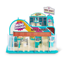 Mini-marché rétro série 1, miniatures de collection pour garçons, filles et collectionneurs, ensemble décoratif rouge, blanc et bleu