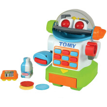 Monsieur Shopbot, robot interactif avec lumières et sons, jouet éducatif pour garçons et filles d'âge préscolaire.