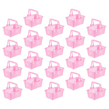 Lot de 40 mini paniers à provisions pour enfants de 4 à 5 ans, paniers en plastique pour jeux d'imitation et rangement de jouets d'intérieur