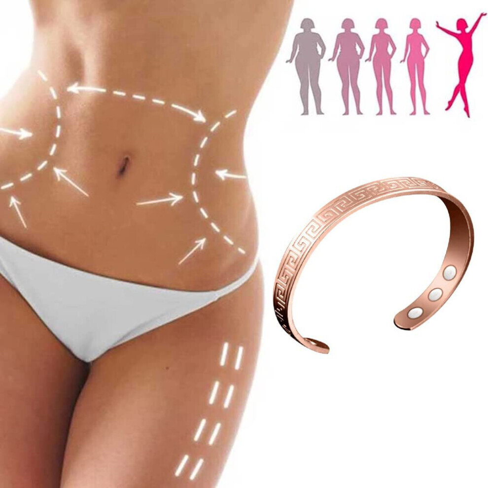Copper Lymphatic Drainage Cuff For Weight Loss And Muscle Relaxation, Adjustable Compression Support For Daily Use 4754648197733