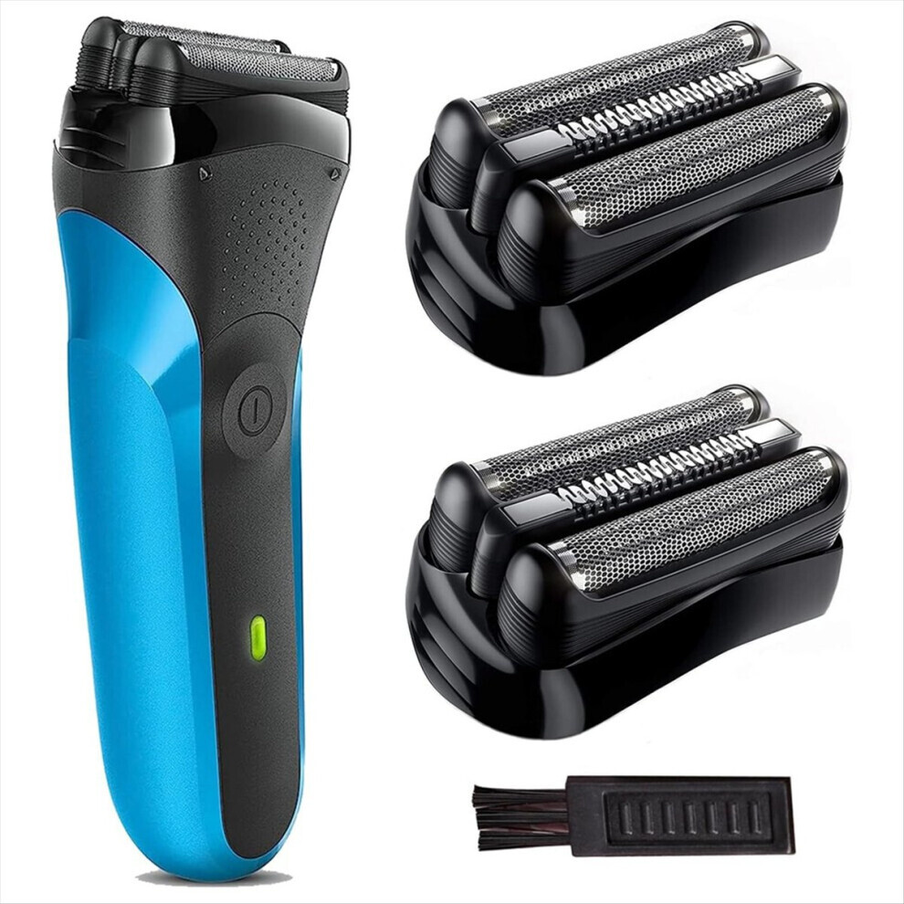 Replacement Head for Electric Shaver, 21B Series 3 Foil and Cutter, Compatible with 300s, 310s, Wet and Dry Shaving