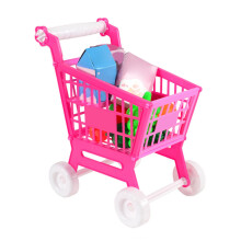 Adorable ensemble de 21 pièces représentant un chariot de courses, idéal pour développer la coordination œil-main des enfants, jeu d'intérie