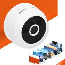 Mini WiFi Camera 1080P HD App Remote Control Night Vision Hidden Camera for Home Security White Compact Device
