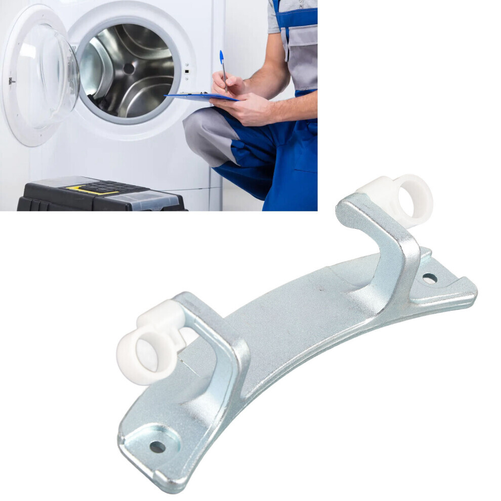 Washing Machine Door Hinge, Aluminum Alloy Replacement Part For Universal Front Load Washer, Durable Silver Finish 4275578231378