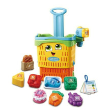 Panier multicolore à compter et ensemble de jeu de scanner pour tout-petits, jouet éducatif de simulation de courses avec lumières et sons