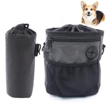 Dog Treat Training Pouch Dog Training Kit Large Capacity Easily Carries Pet Toys Kibble Treats Built-in Poop Bag Dispenser-n