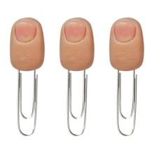 Realistisches Finger-Lesezeichen, lustiges, fingerförmiges Lesezeichen für Bücher, originelles Leseaccessoire, robuster Seitenmarker aus Kun