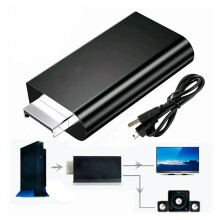 HD Multimedia Interface Konverter-Adapter für PS2, unterstützt 480i-Ausgabe, kompakter Plug-and-Play-Videokonverter für Fernseher