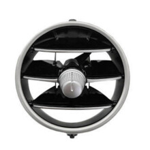 Car Dashboard Middle Air Conditioning Outlet Grille Cover A/C Panel Grille for - W205 W253 Silver-Black