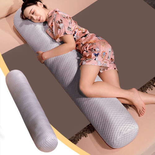 Velvet Long Body Pillow 70cm Gray