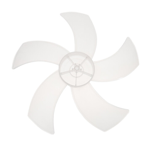 Set van 2 witte plastic ventilatorbladen voor 16-inch ventilatoren