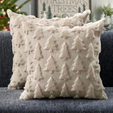 Ensemble de 2 housses de coussin en polyester 26 x 26 pouces