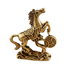 Statue de cheval en laiton pour l'année du Cheval 2026 – 4,4 x 5 cm