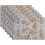 Boho linnen placemats set van 6, 18x12 inch 1