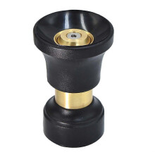 Ugello per tubo flessibile impermeabile stile pompiere in ottone resistente per autolavaggio e giardino